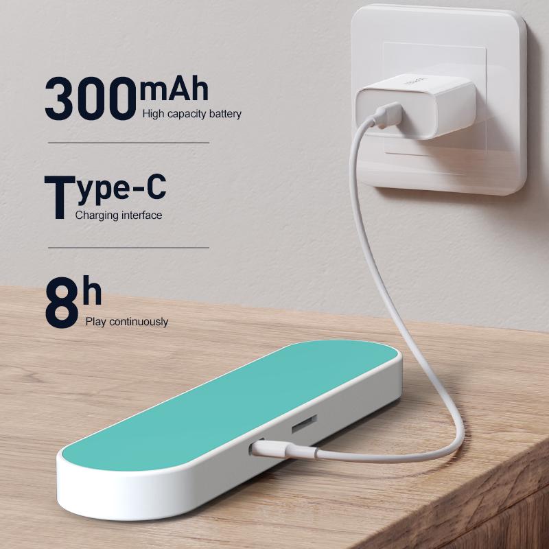 SMB-01A Under Pillow Speaker Wireless Mini Sleep Aid White Noise Bone Conduction Music Box Bluetooth-Compatible Player