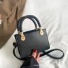 Vintageinspired 2023 Womens Pu Shoulder Bag Stylish Medium Handbag With Zipper Black