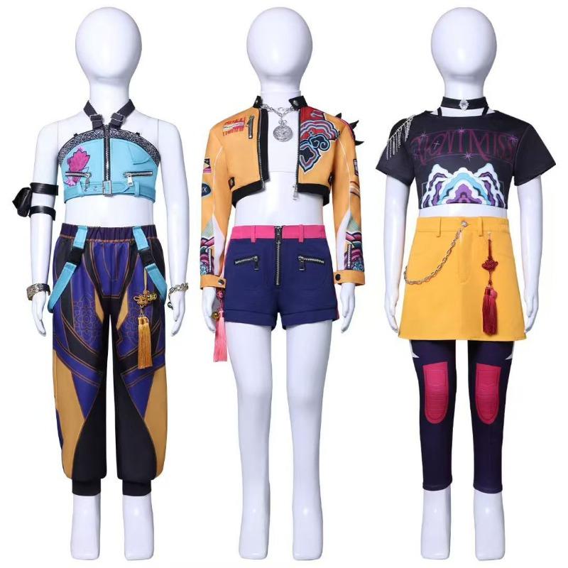 New Korean Wave Girl Troupe-P Demon Hunter Girl Troupe Clothing Rumi Mira Zoe cos Clothing