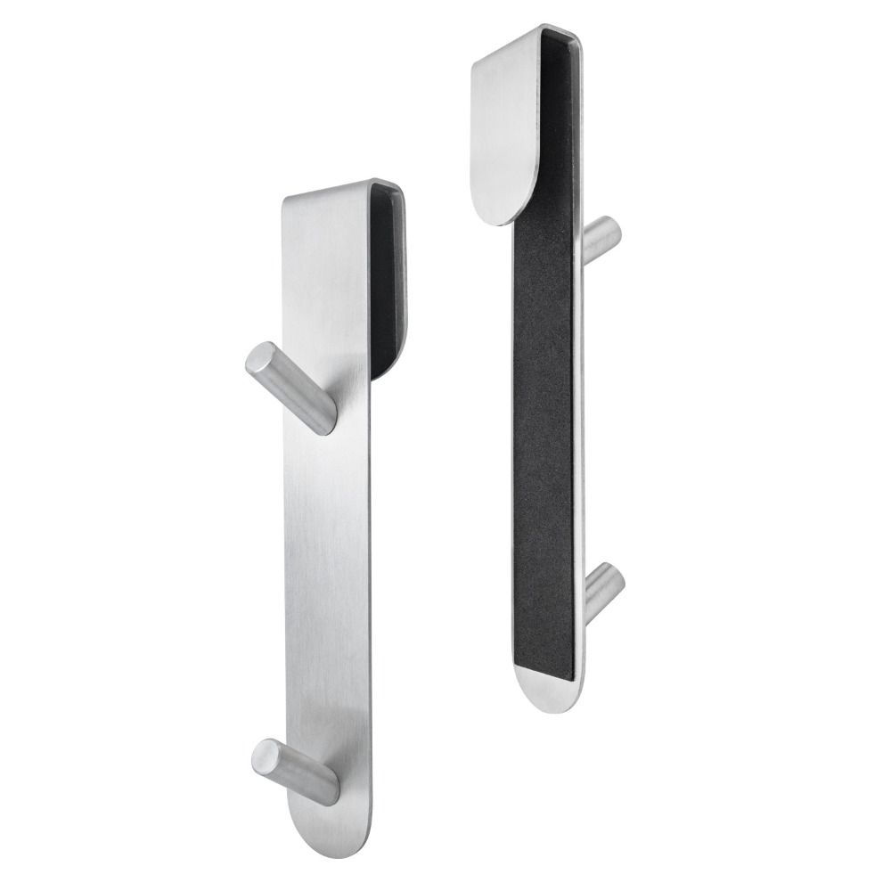 Punch-free Over Glass Door Towel Rack Rust-proof Bathrobe Hanger Shower Door Back Hook  Kitchen