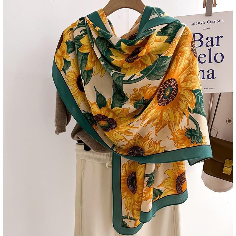 Stylish color-block faux-shearling scarf/snood; lightweight yet warm; versatile long wrap, shawl, or cape for women.
