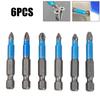 Screwdriver Bit Screwdriver Bit Smooth 6pcs Alloy Steel