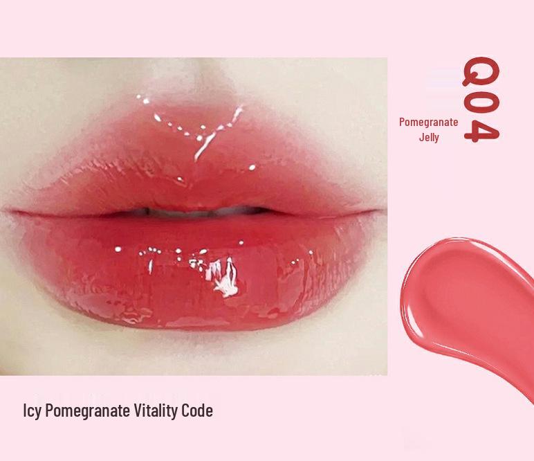 

DUGD Кристально Прозрачный Легкий Желейный Блеск для Губ: Увлажняющий, Стойкий, Пигментированный цвет для губ с зеркальным финишем 5g