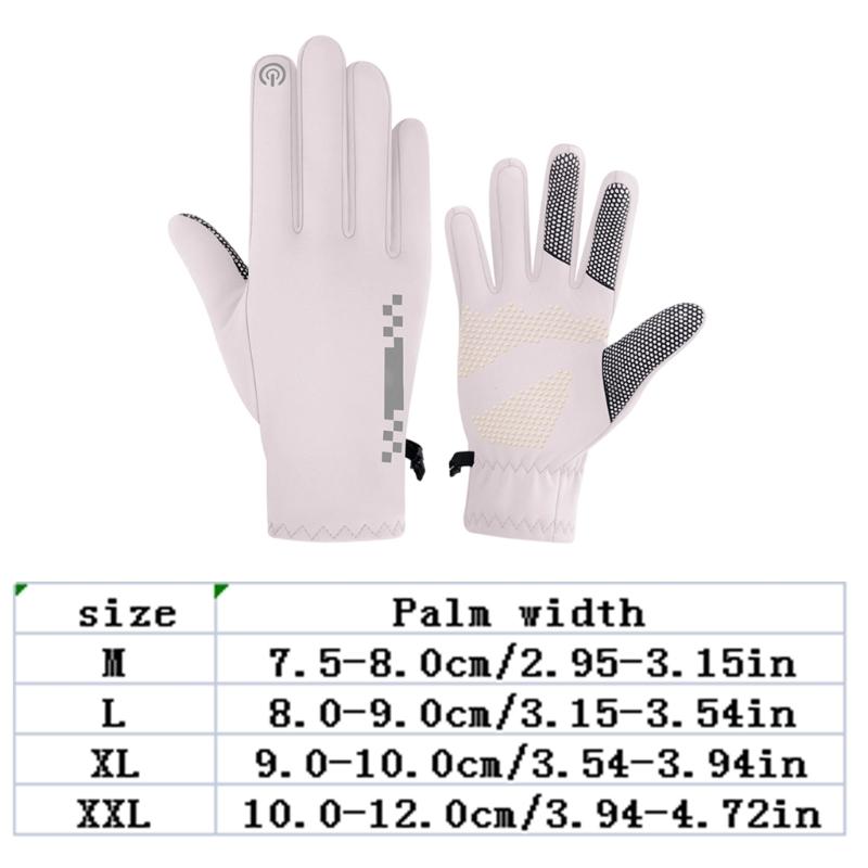 Winter Riding Gloves Cycling Gloves Touchscreens Enabled Windproof Thermals Insulation Silicone Grip For Enhances Safety