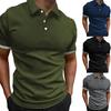 Fashionable 3D Digital Printed Men's Short Sleeved Polo Shirt Cross-border Hot Selling Comfortable To Wear Summer