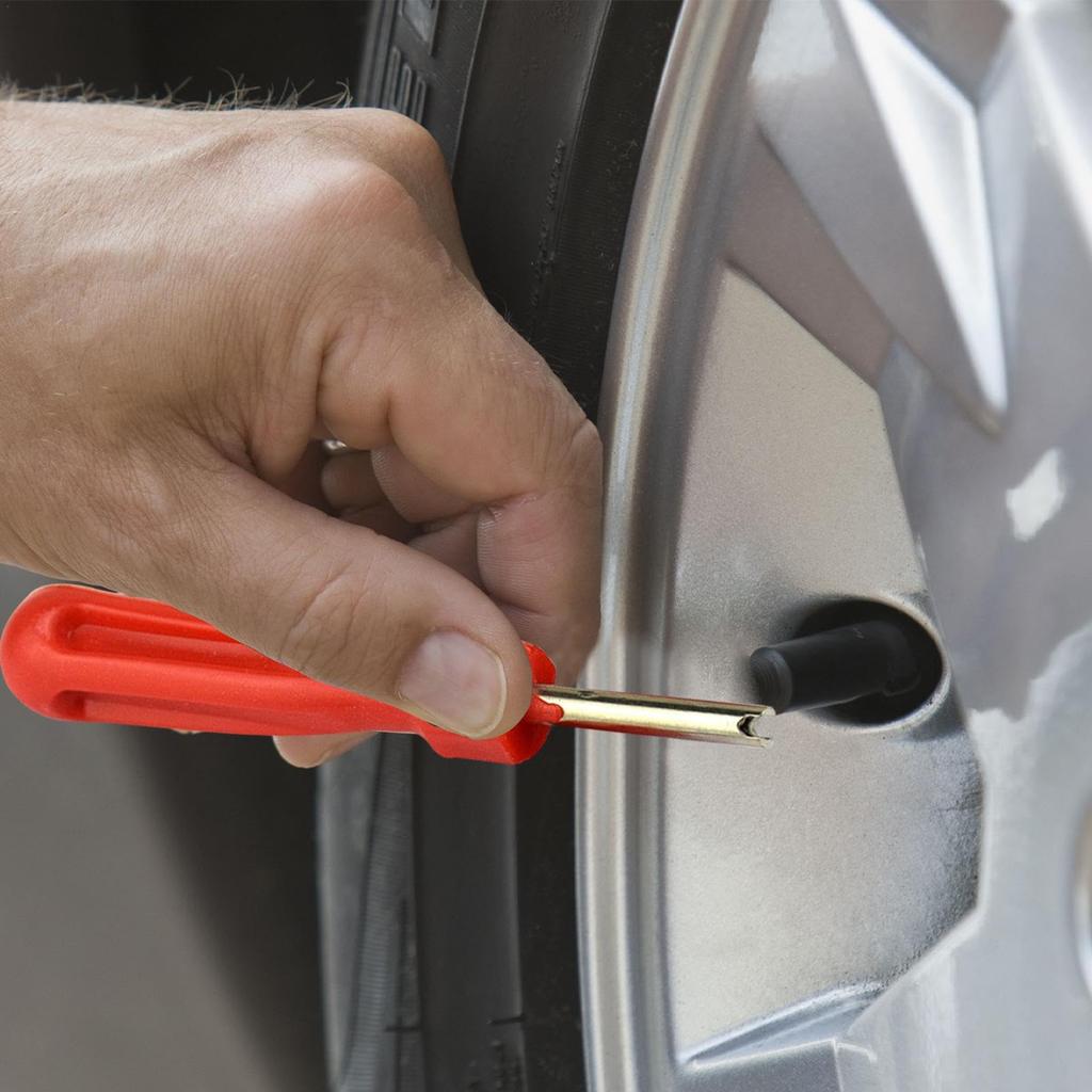 5 Pcs Car Valve Driver Tire Bar Wrench Air Valve Wrench Tire Valve Stem