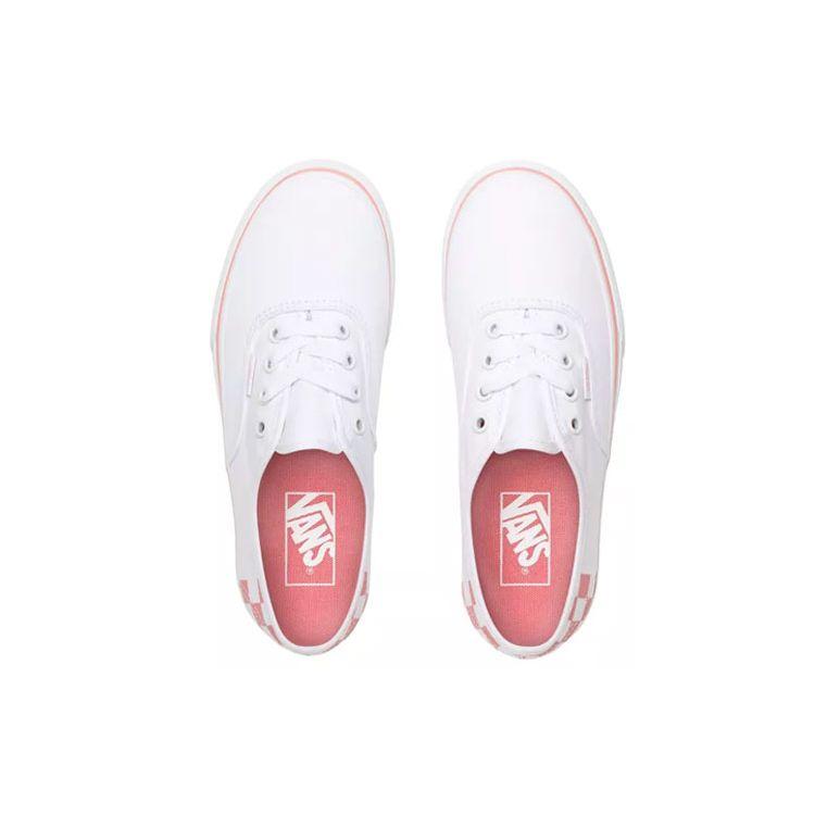 Vans Authentic Series Platform 2.0 Low Top Skate Shoes Women sneaker White Pink VN0A3AV8AHP