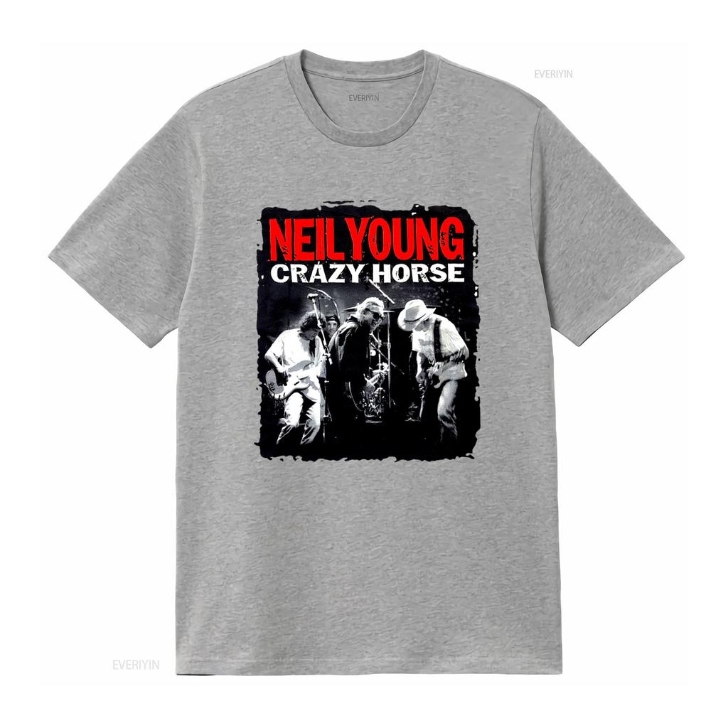 2001 Vintage Neil Young Crazy Horse Concert Tour T Shirt Medium Size Rock Band vintage Top For Everyday Wear Slightly