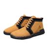 20252025 New Frosted Leather Large Size Men's Shoes Medium Top Board Shoes Martin Boots Men's Casual Short Boots