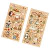 Cartoon Animal Scrapbooking Sticker Transparent Decorative Sticker for DIY Craft Journaling Scrapbook Journal Planner