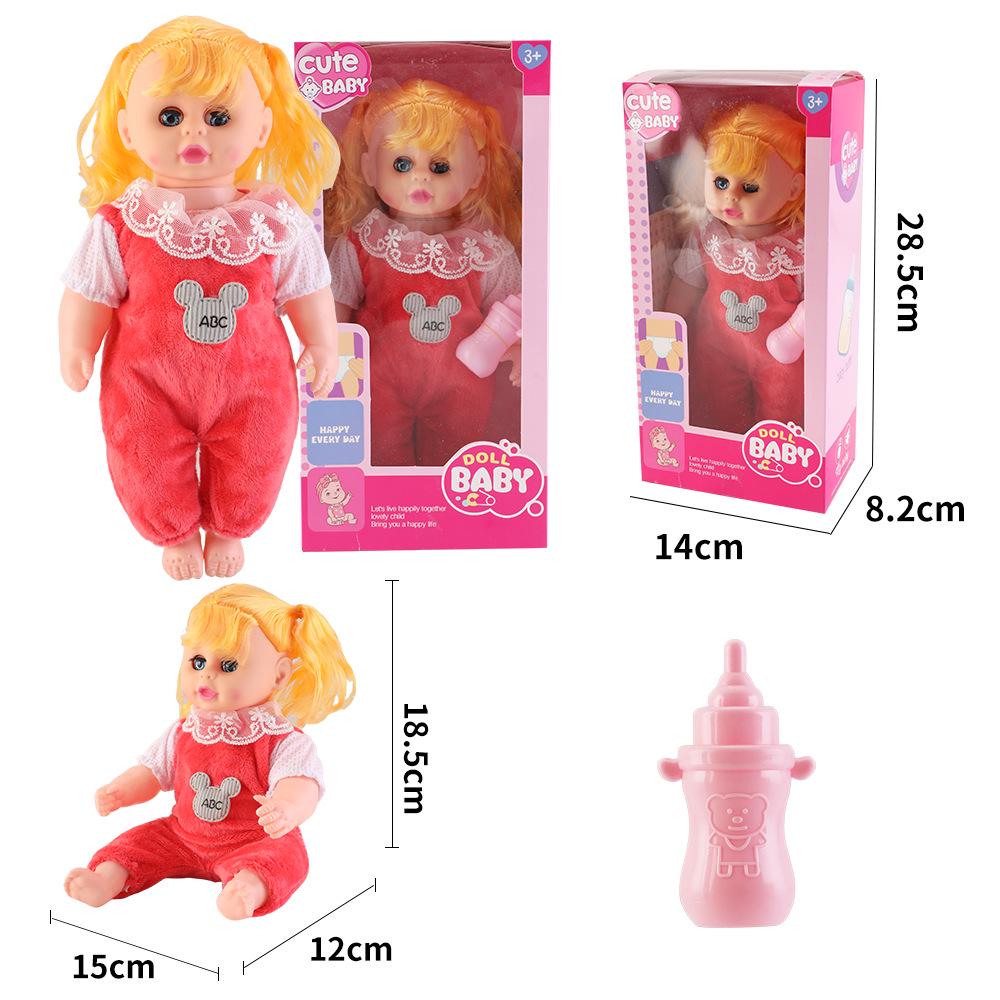 12-Inch Soft Talking Baby Doll Sleep Companion Toy - Ideal Gift for Girls