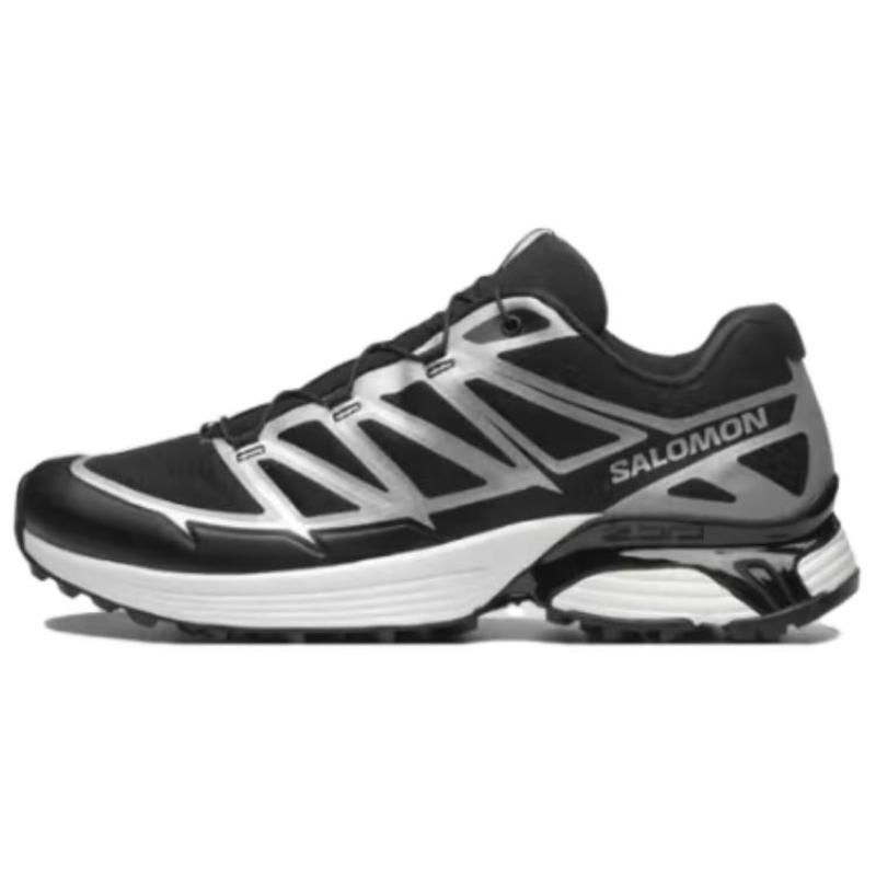 SALOMON XT Pathway Cushioning Coverage Support Abrasion Resistant Low Top Casual Shoes Unisex Black Silver Sneakers 476872