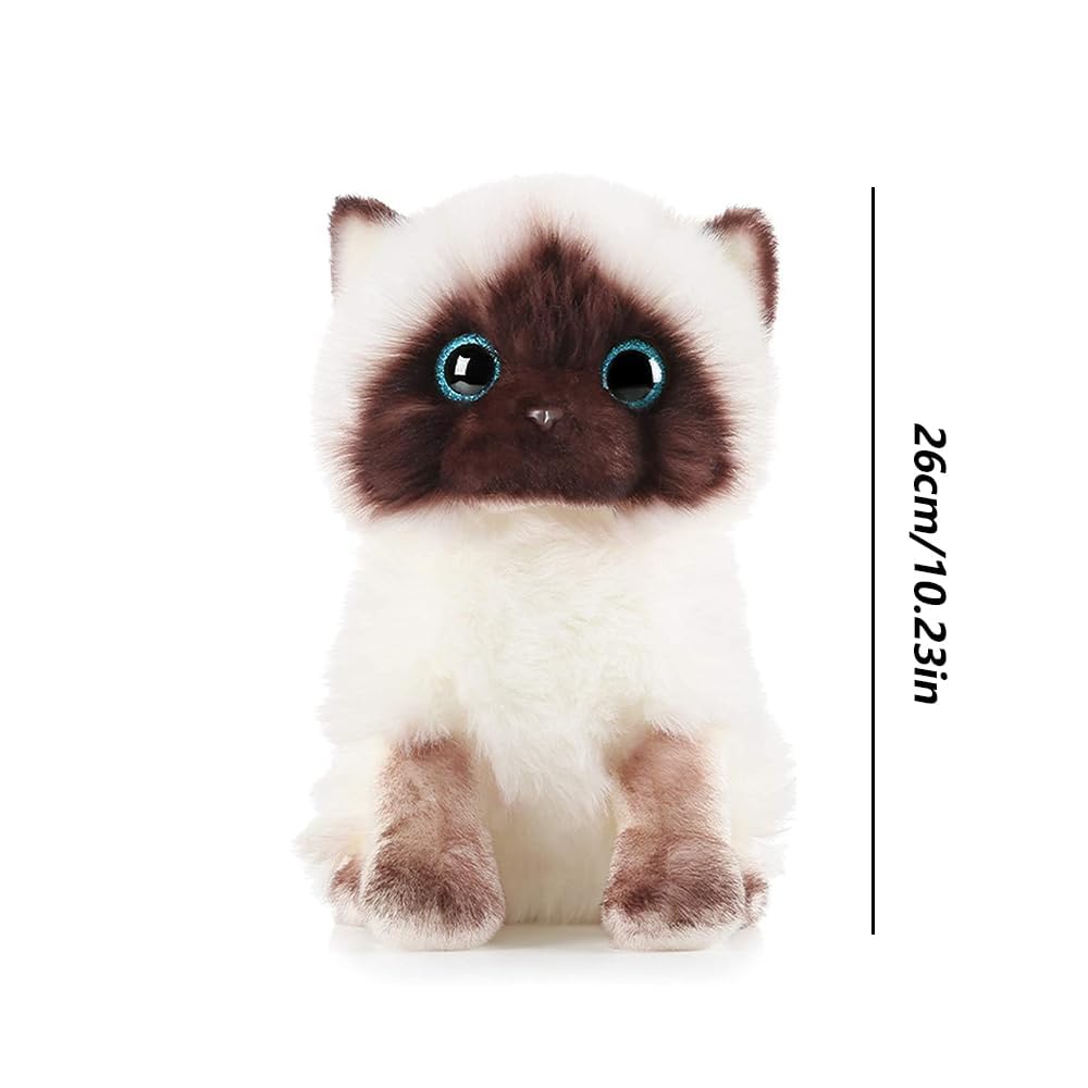 This Ragdoll Cat Plush Toy Makes a Great Gift. Its Soft Texture Makes It a Cool and Stylish Gift. It's a Cute, Lifelike Plush Toy That Looks Just