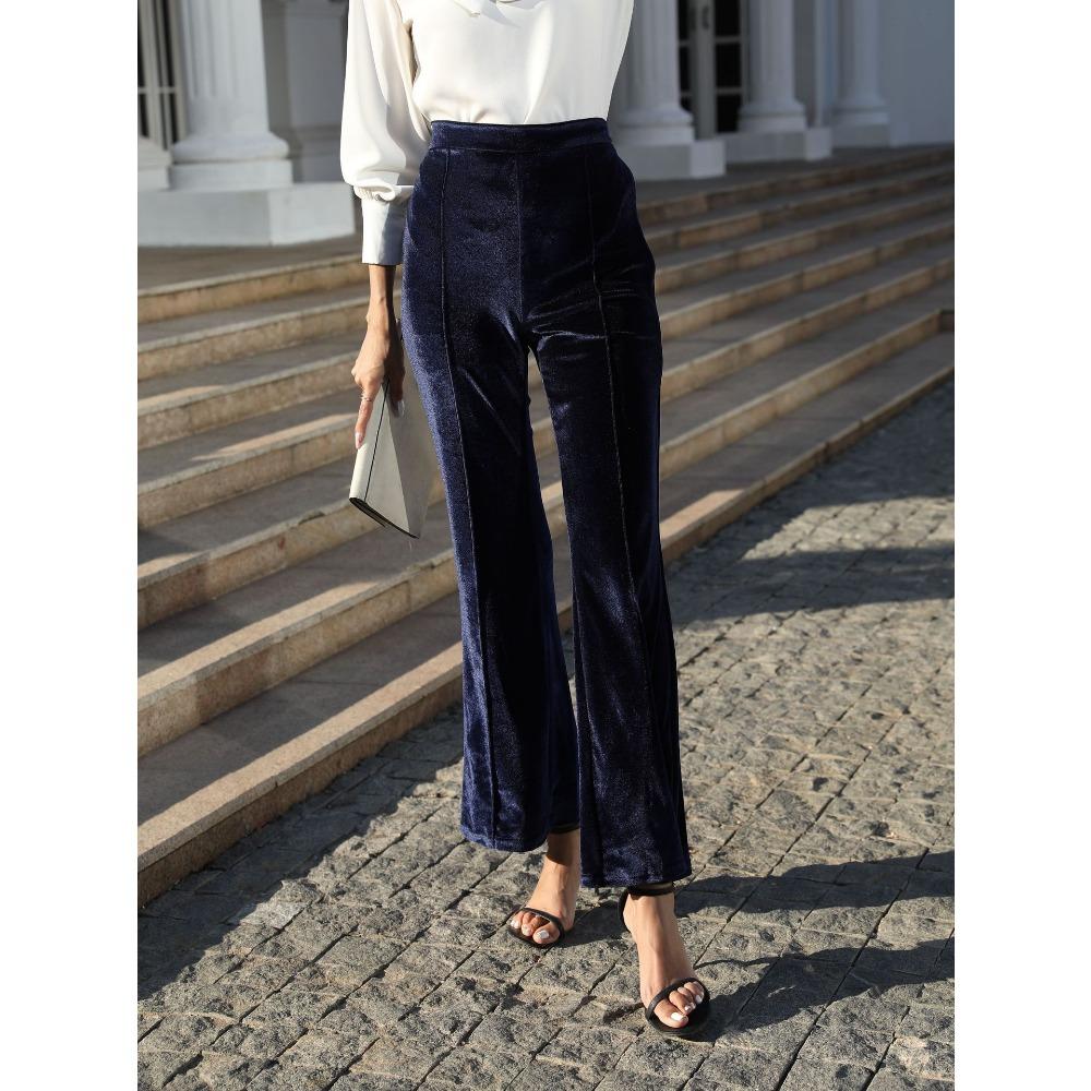 Pantaloni Casual da Donna a Vita Alta Micro-corti con Collage di Canarino