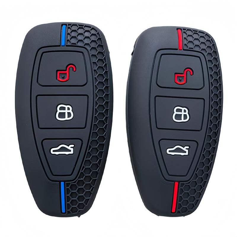 New Silicone Car Key Case For Ford Puma Grand C Max Focus Mondeo Kuga Fiesta Ecosport Transit Kuga Silicone Remote Key Case