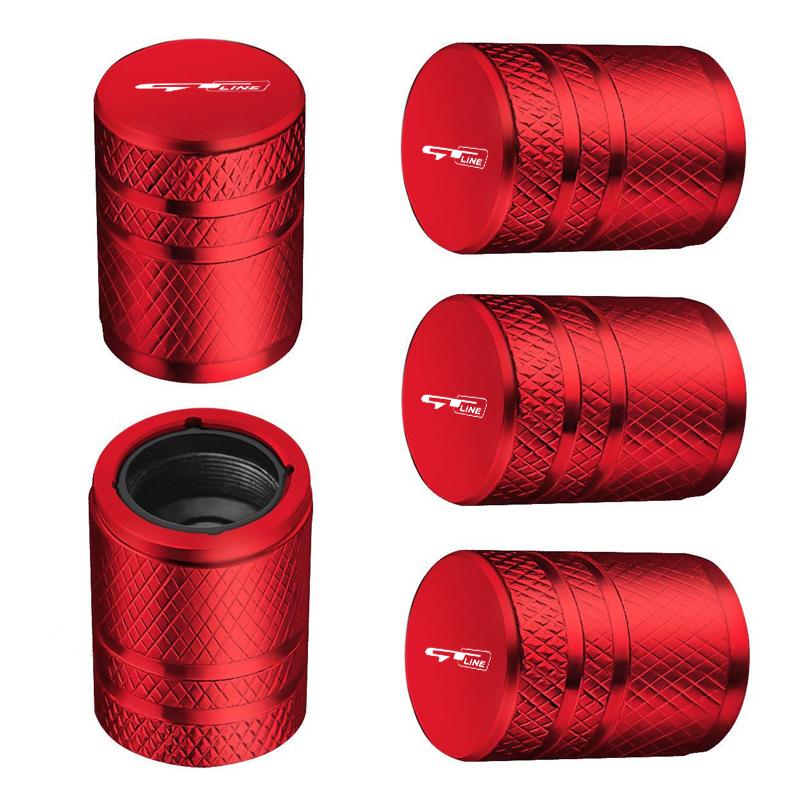 5PCS Aluminum Alloy Car Wheel Tire Valve Stem Caps Waterproof For Kia GT Line Sportage Ceed Picanto K5 K4 K3 KX5 Accessories EG4
