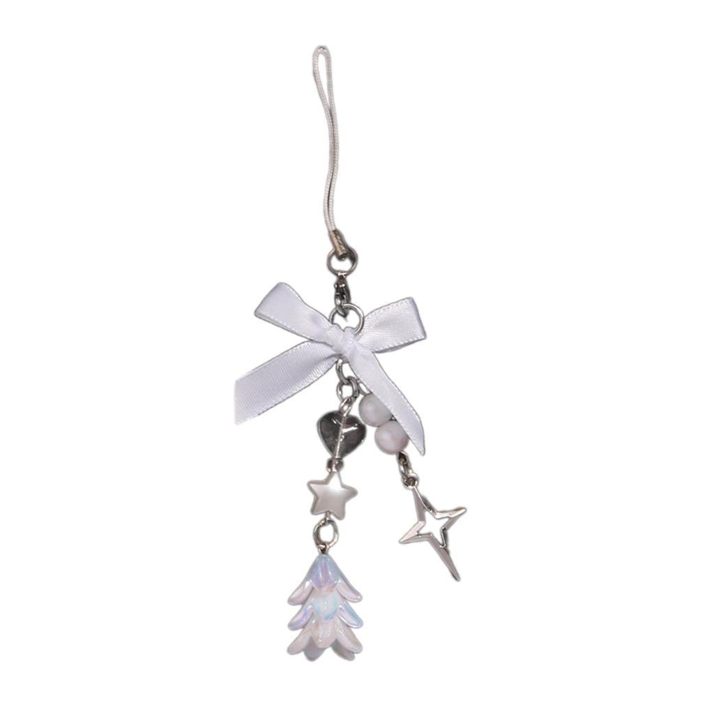 Unique Phone Charm Versatile Key Ornament Bag Pendant Delicate Bowknot Phone Pendant Fashionable Key Holder for Keys Bag