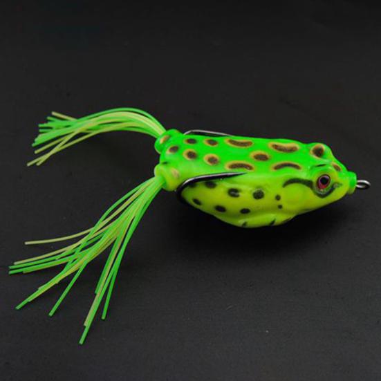 5Pcs/Set 6cm Fishing Artificial Lifelike Lure Wobbler Frog Shaped Fish Bait