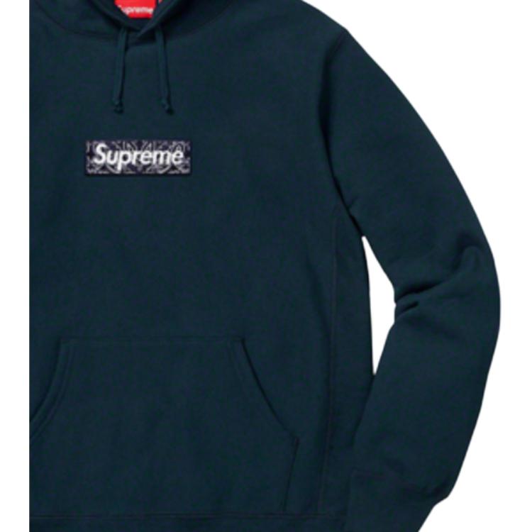 Supreme Bandana Box Logo Hættetrøje SUP-FW19-10827