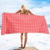 Checkerboard Print Beach Towel - Soft Absorbent Towel for Modern Style, Unique Design for Everyday Use and Comfort