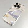 Starry Sky Pattern Transparent Phone Case For Samsung S20 S21 S22 Plus S23 S24 FE S25 Note 20 Ultra A15 A16 A23 A24 A25 5G Cover
