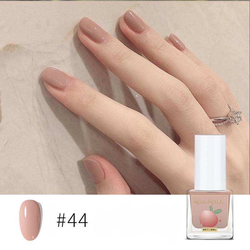 

Лак для ногтей на водной основе, прозрачный цвет, без запекания, долговечный, отрываемый, прозрачный глянцевый лак для ногтей 44