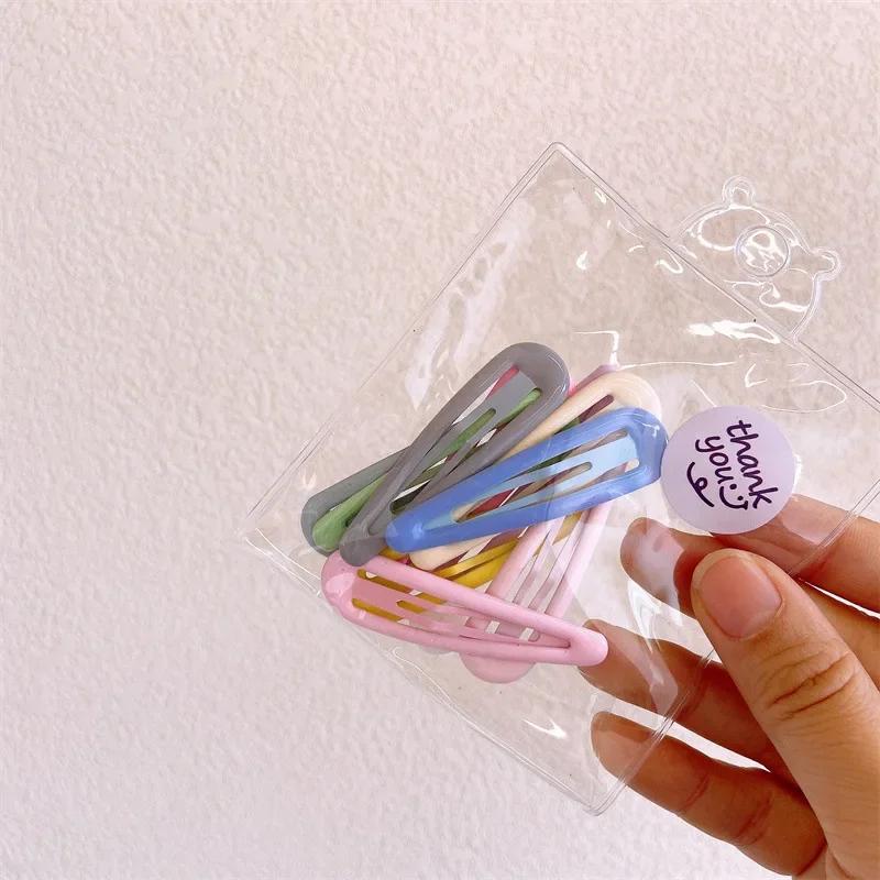 

10 шт. Детские заколки для волос в корейском стиле, конфетных цветов, для девочек, детские мини-заколки-клипсы, заколки-звездочки, заколки-клик-клак, аксессуары для малышей