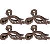 Solid Color Elastic Soft Silicone Hair Clip Fashionable and Elegant Shark Clip Hair Accessories