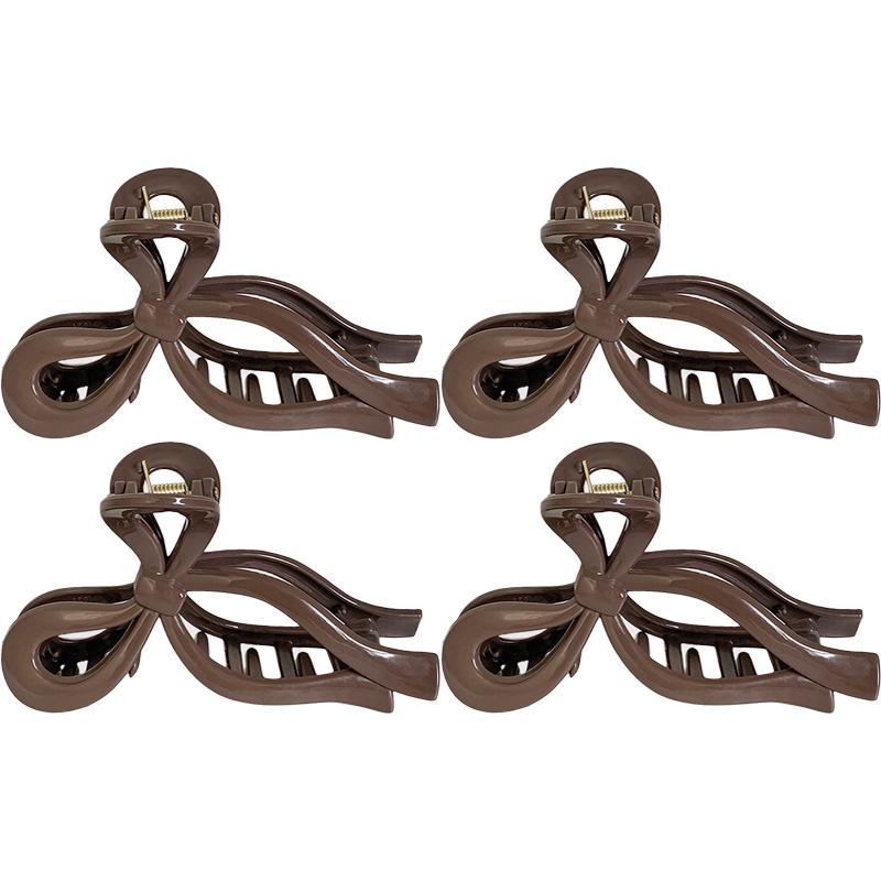 Solid Color Elastic Soft Silicone Hair Clip Fashionable and Elegant Shark Clip Hair Accessories