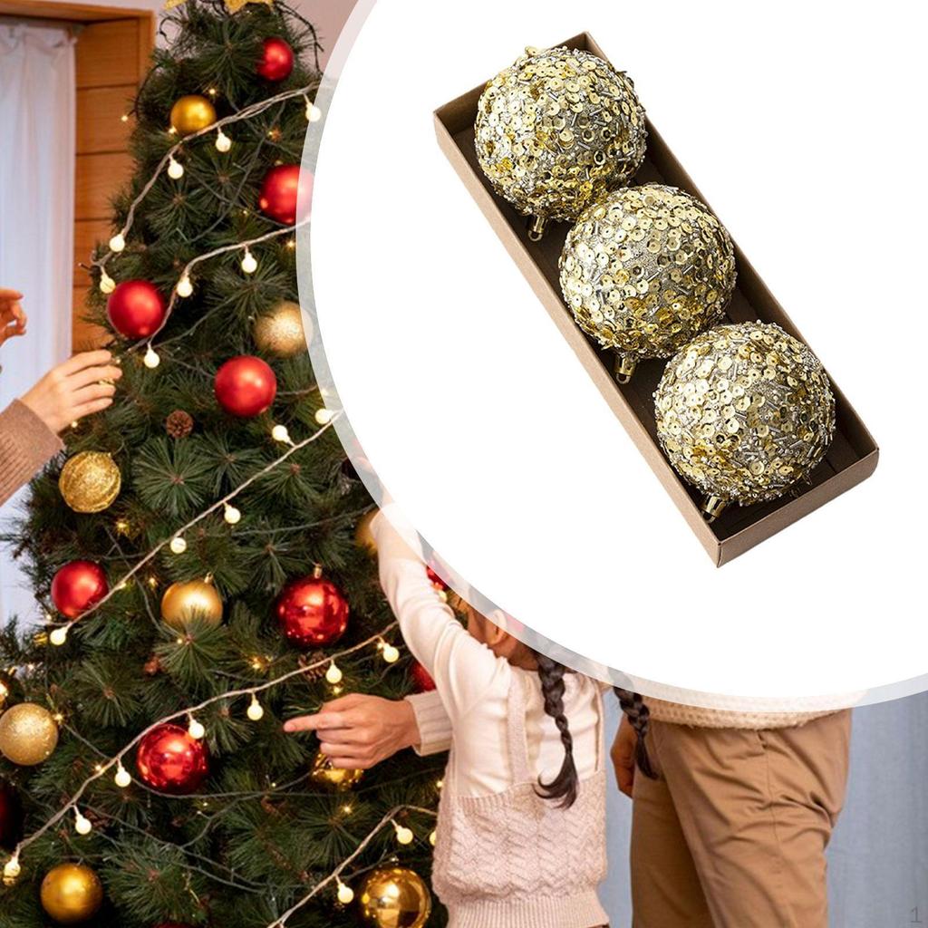 Christmas Ball Set Tree Decorations Handy DIY Projects Decorative Balls for