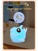 Rechargeable Shark Tap Night Light - Q Version Bedside Atmosphere Lamp