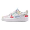 Air Force 1 LV8 3 World Tour Wygodne Dopasowanie Trampki Dziecięce Trampki Dziecięce Białe IO9739-100