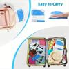 Inflatable Floating Water Hammock Chair With Backrest Portable 4 Tube Inflatable Pool Float Mesh Hammock For Water Recreation
