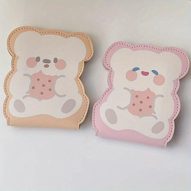 

2 шт. водительских прав в виде милого медведя, водительские права, кожаный чехол, два в одном, нишевый новый чехол для защиты водительских прав, портативный чехол для карт B