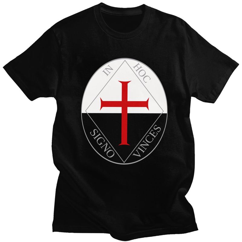 

Custom Knights Templar Seal Crusades Symbol Tshirt for Men Short Sleeves T Shirt T-shirts Slim Fit Pure Cotton Tee Gift Idea ... S разноцветный