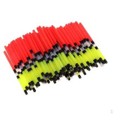 100x Plastic Fishing Floats Vertical Buoy