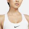 Nike Solid Color Crew Neck Sleeveless Crop Sports Bra Women Sports Bra White DX6822-100