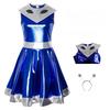 Robot Metal Color Dress Cosplay Costume For Halloween And Movie Roleplay