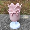 Tulip Pen Holder Cute Desktop Organizer for Girls Students Multi-Function Pencil Cup Desk Decor for Home School Office