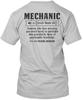 Cool Mechanic - Trust Me Im A Nmuh-kan-ik T-Shirt Made In the USA Size S To 5XL