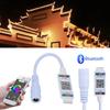 For 5050 3528 DC 5-24V Female Plug To 4Pin Connector Music RGB Controller LED Light Strip Adaptor Bluetooth