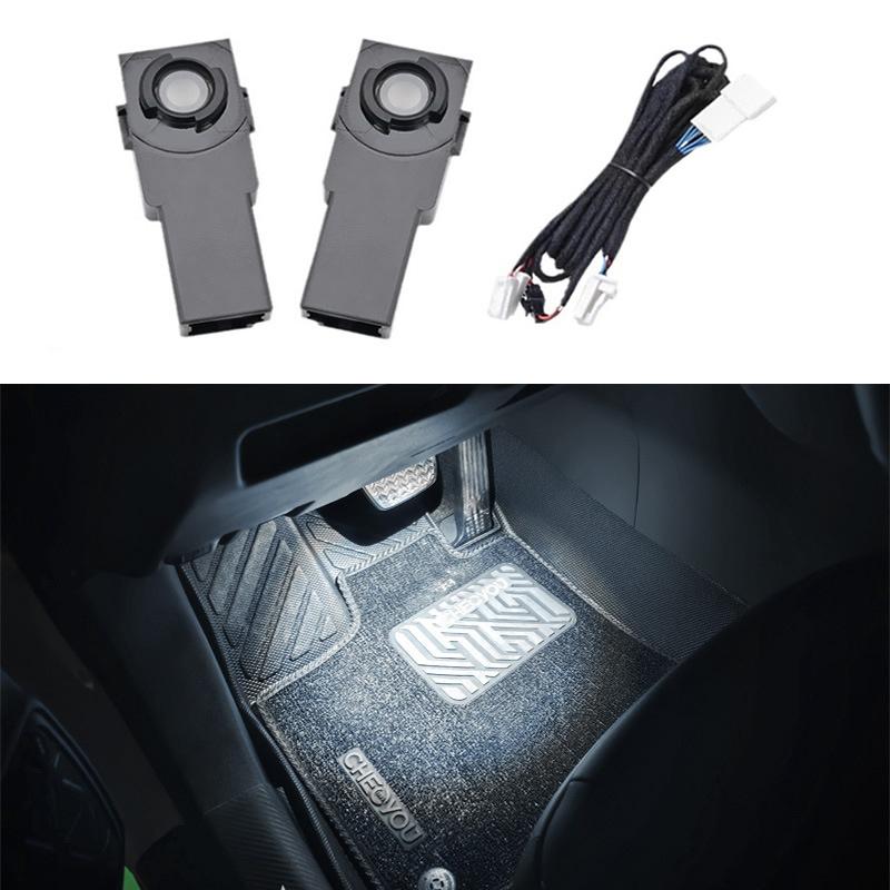 For Toyota RAV4 2019 2020 2021 2022 2023 2024 2025 Car Accessories ABS Footwell Ambient Light 2/4pcs
