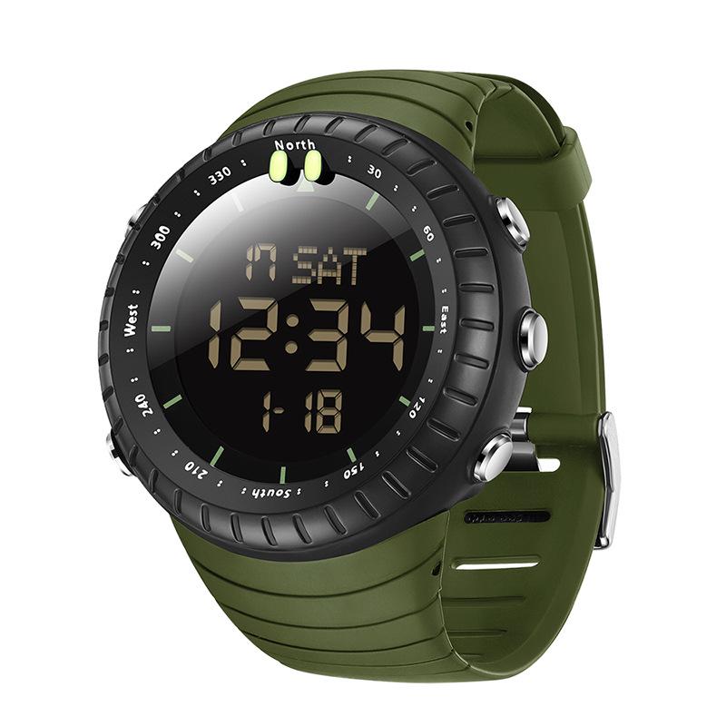 Sanda Cold Light Large Screen Waterproof Digital Sports Watch