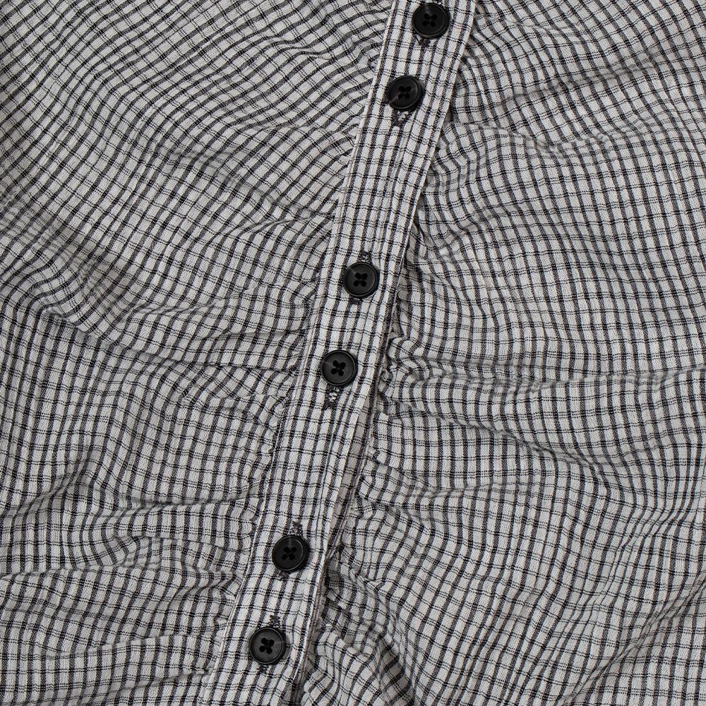 MOAA Geek Check Half Shirt (Gray)