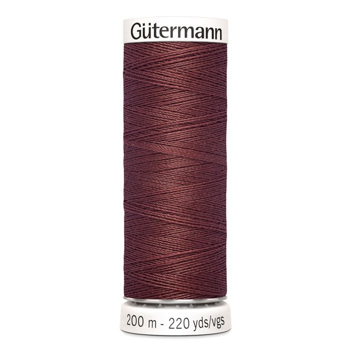All-textile Thread - GUTERMANN - 748277-262 - 200m - 1 Spool - Brown Color