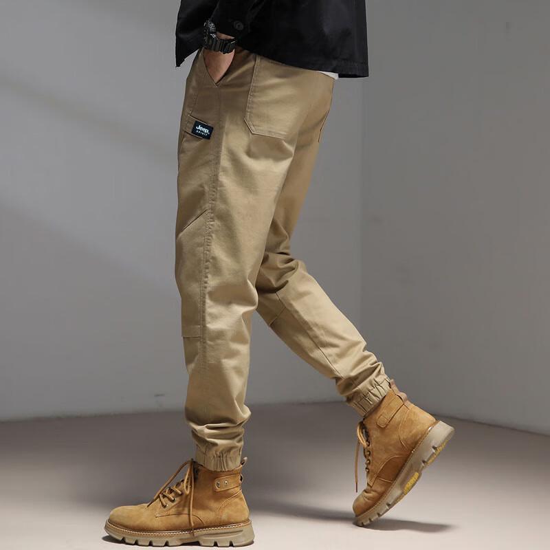 JEEP SPIRIT Men's Autumn/Winter Cargo Jogger Pants