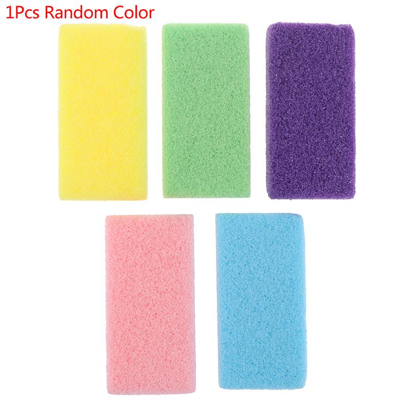 1Pcs Foot Pumice Sponge Callus Exfoliate Stone Skin Remove Pedicure Scrubber