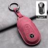 Car Key Case Cover For Mercedes Benz A C E S G Class GLC CLE CLA GLB GLS W177 W205 W213 W222 AMG W206 W223 S350 C260 C300 S400