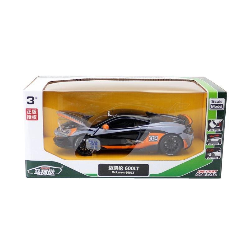 Alloy Mclaren 600lt Model Car With Light Sound And Inertia Control For Collectors