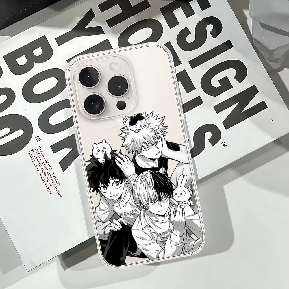 Phone Case Amine M-My Hero Academias For Samsung S26 S25 S24 S23 S22 S21 S20 FE Note20Plus Ultra Edge 5G Clear Soft TPU Cover